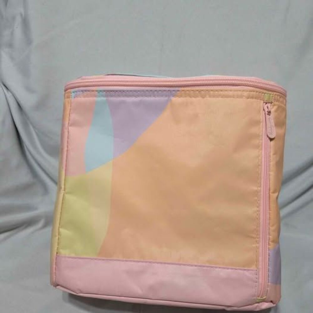 Thirty-one Insulated Bucket Tote Pastel Perfection gently used
